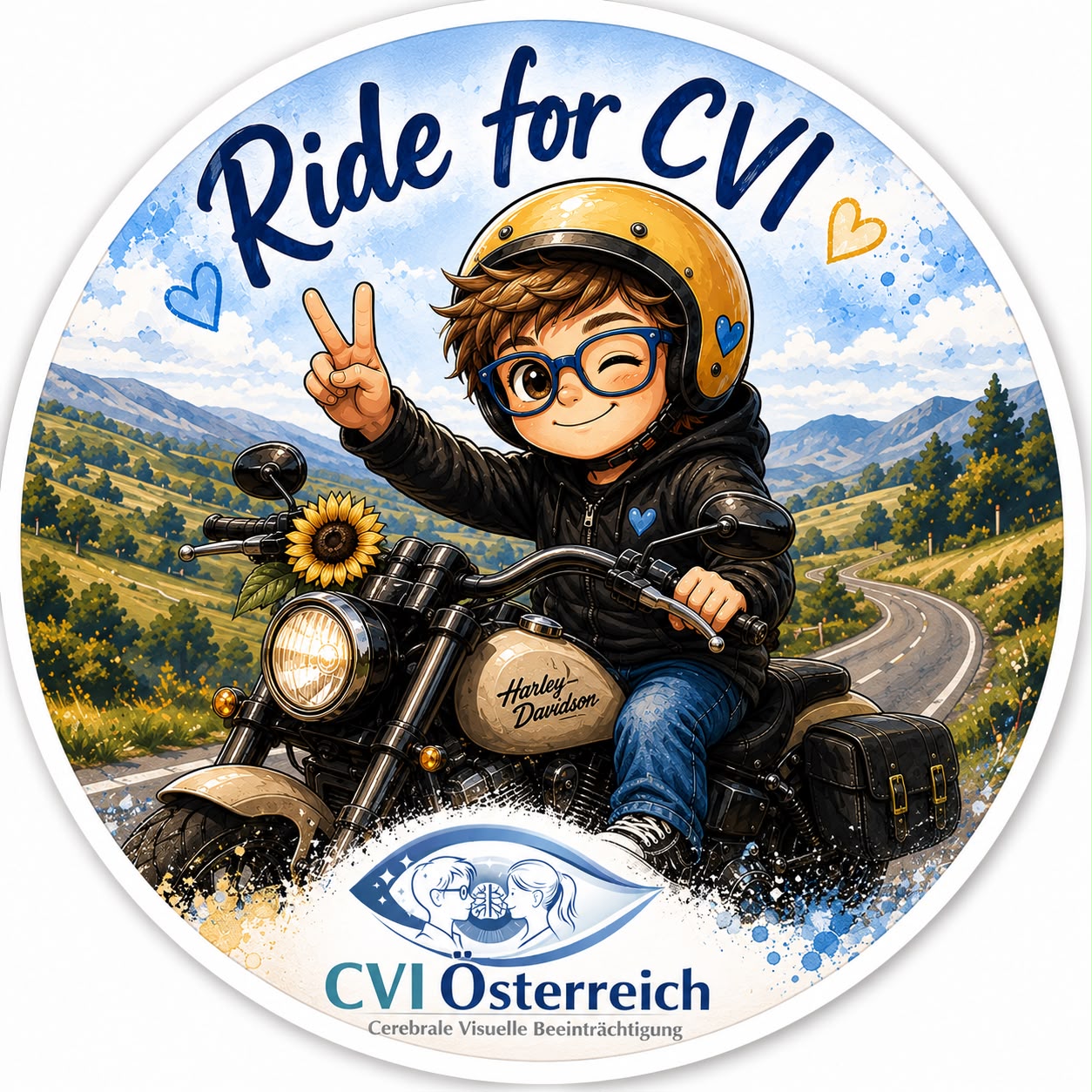 Sticker ride for cvi